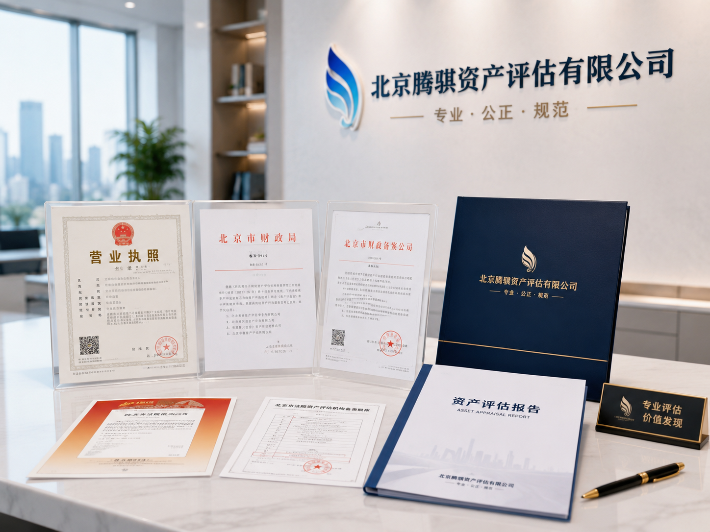北京腾骐资产评估有限公司资质展示形象图